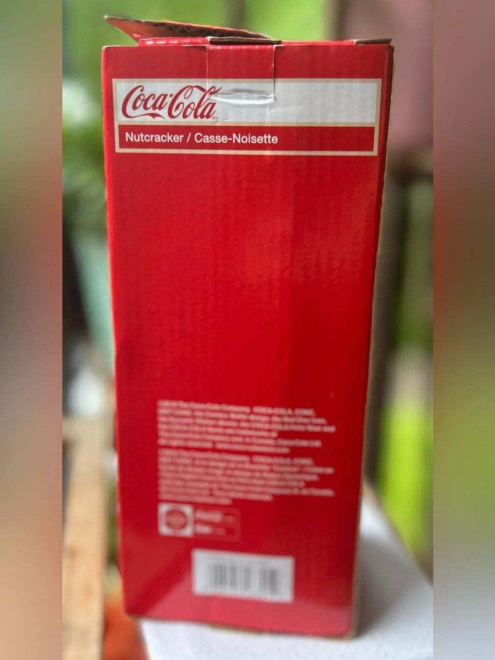 Kurt S. Adler 7” Coca Cola Red Nutcracker Holiday Figurine